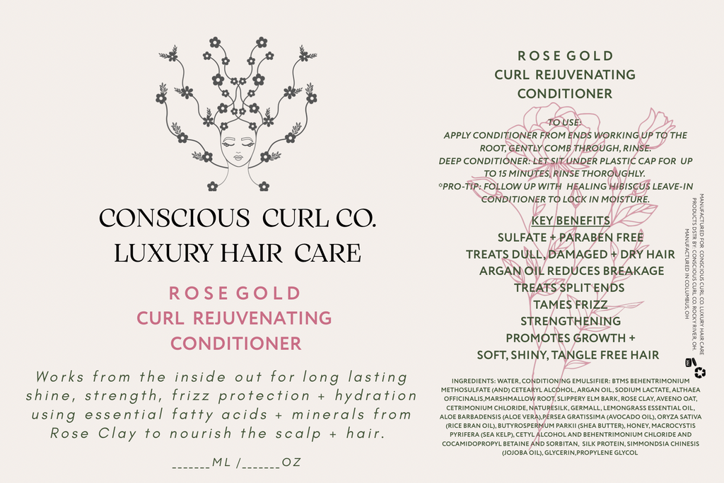 Rose Gold Curl Rejuvenating Conditioner