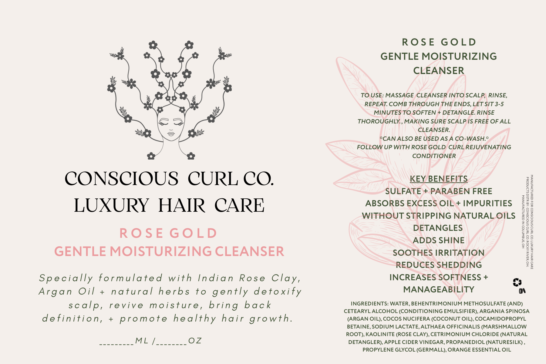 Rose Gold Gentle Moisturizing Cleanser